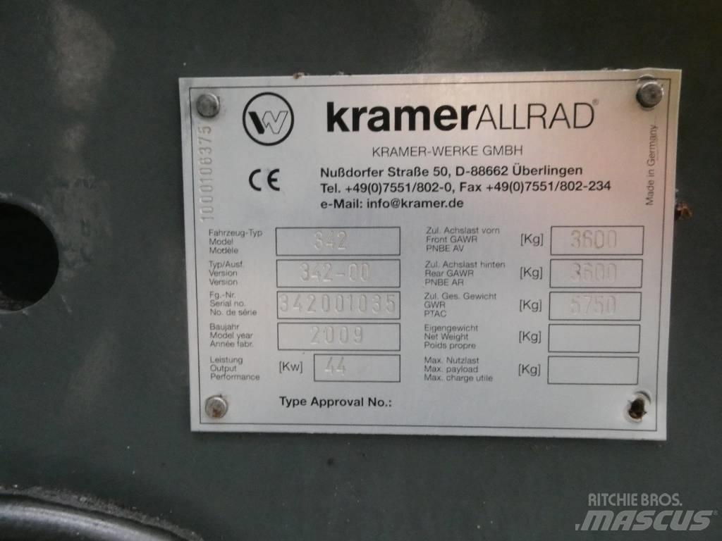 Kramer 380 Naudoti ratiniai krautuvai