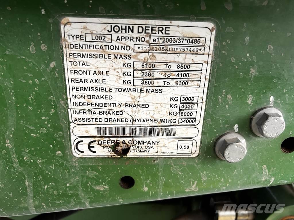 John Deere 6105R Traktoriai