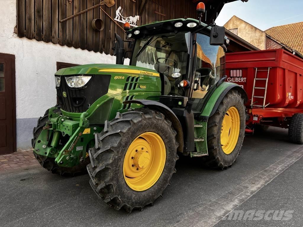 John Deere 6105R Traktoriai