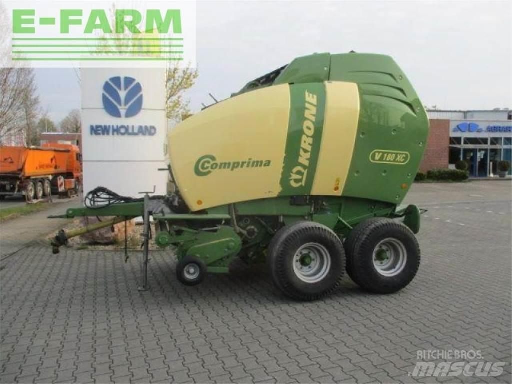 Krone v180 xc Stačiakampių ryšulių presai