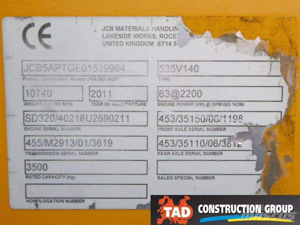 JCB 535-140 Hiviz Teleskopiniai krautuvai