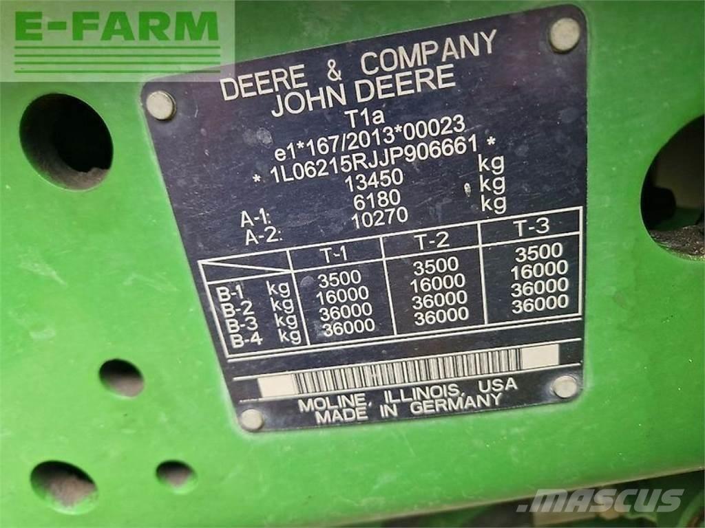 John Deere 6215r Traktoriai
