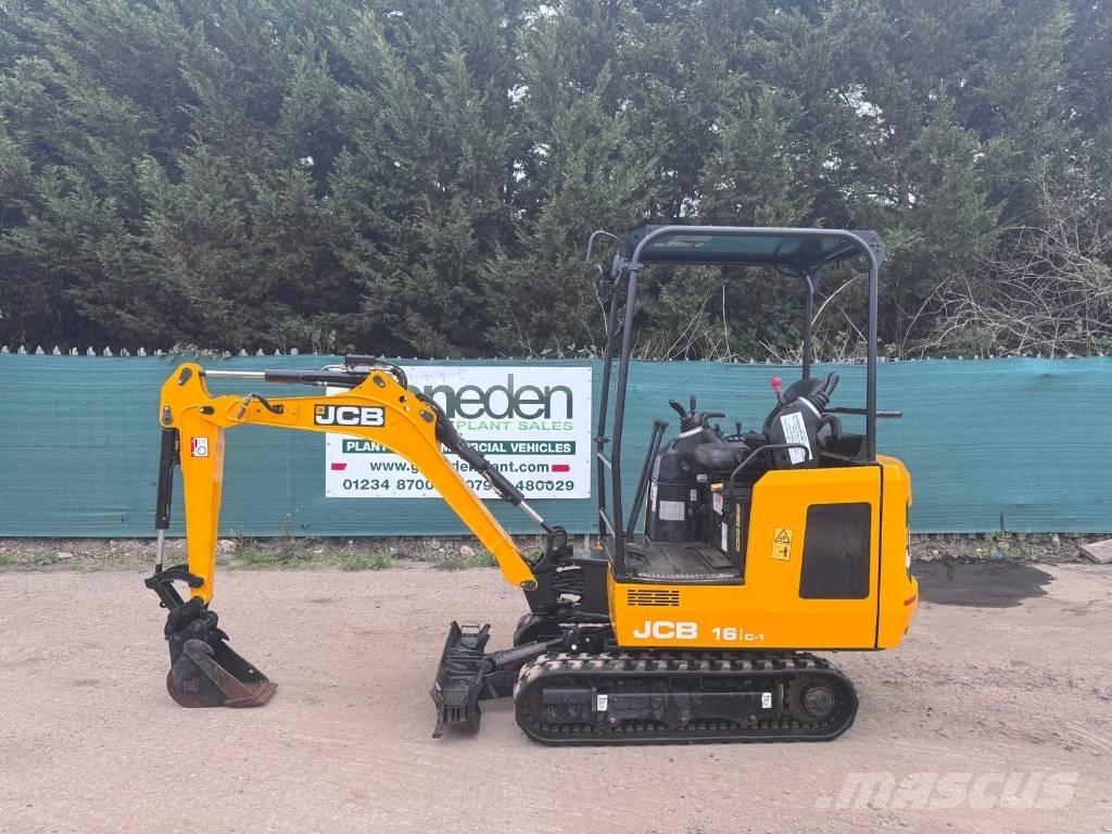 JCB 16 C-1 Mini ekskavatoriai < 7 t