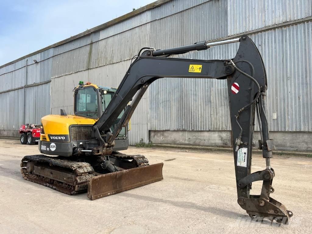 Volvo ECR 88 D Vidutinės galios ekskavatoriai 7-12 t