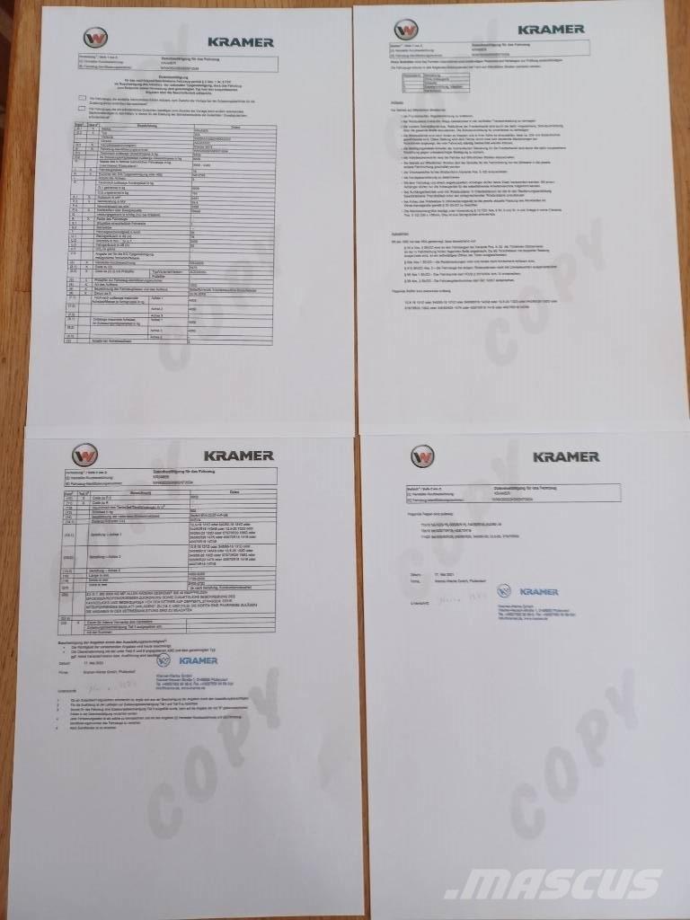 Kramer 5075 Naudoti ratiniai krautuvai
