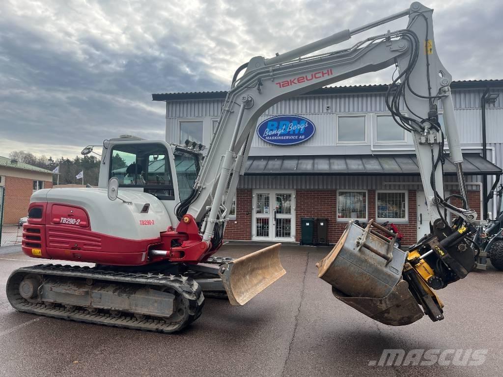 Takeuchi TB 290-2 Vidutinės galios ekskavatoriai 7-12 t