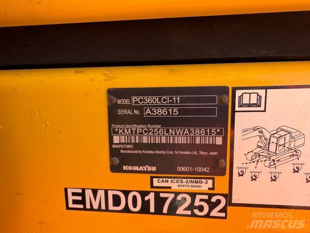 Komatsu PC360LCi-11 Vikšriniai ekskavatoriai