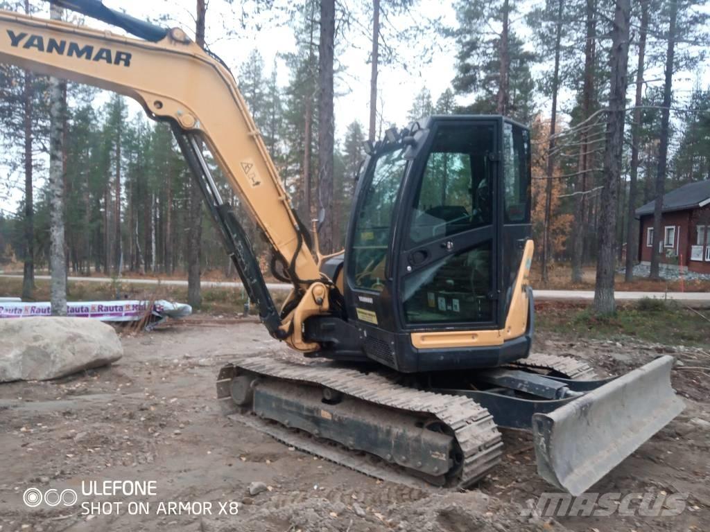 Yanmar Vio 80-1A Vidutinės galios ekskavatoriai 7-12 t
