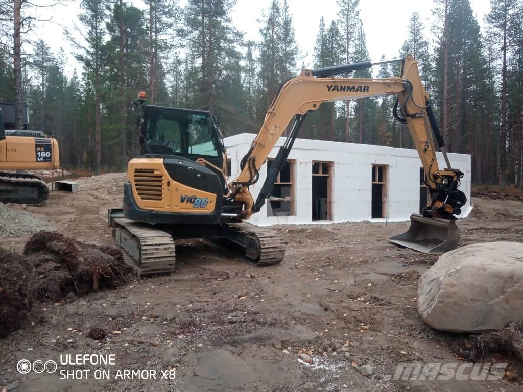 Yanmar Vio 80-1A Vidutinės galios ekskavatoriai 7-12 t