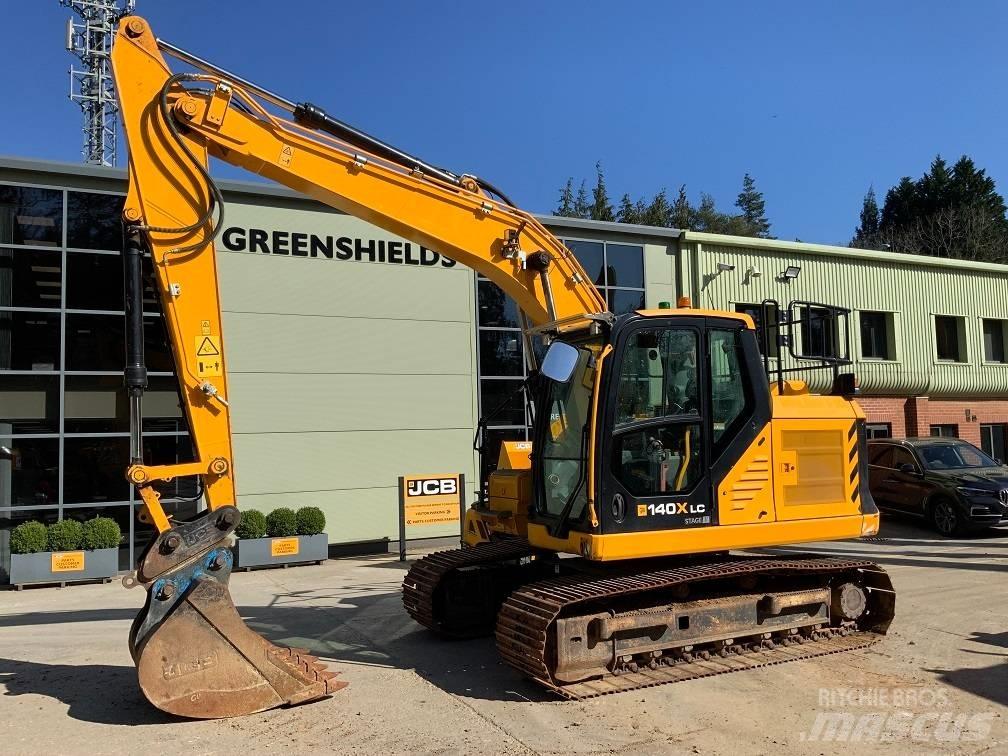 JCB 140X LC Vikšriniai ekskavatoriai