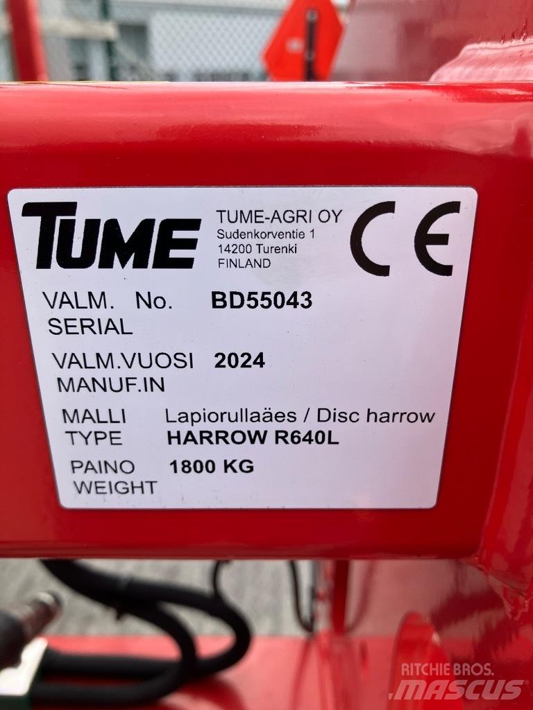 Tume Harrow R640L Akėčios