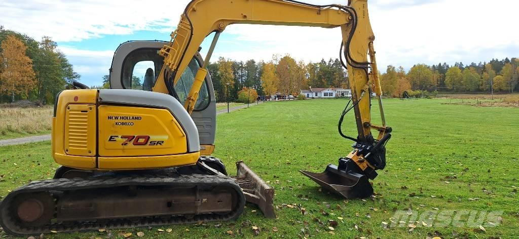 Kobelco E 70 SR Vikšriniai ekskavatoriai