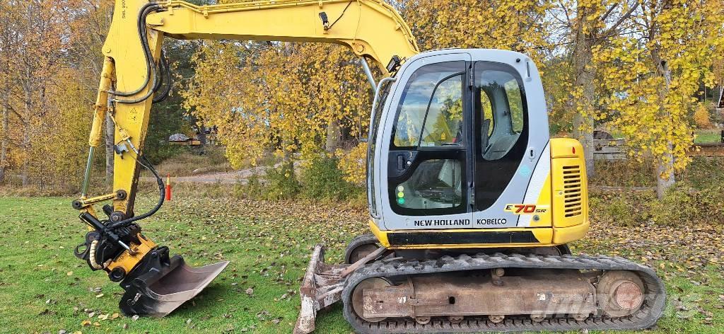 Kobelco E 70 SR Vikšriniai ekskavatoriai