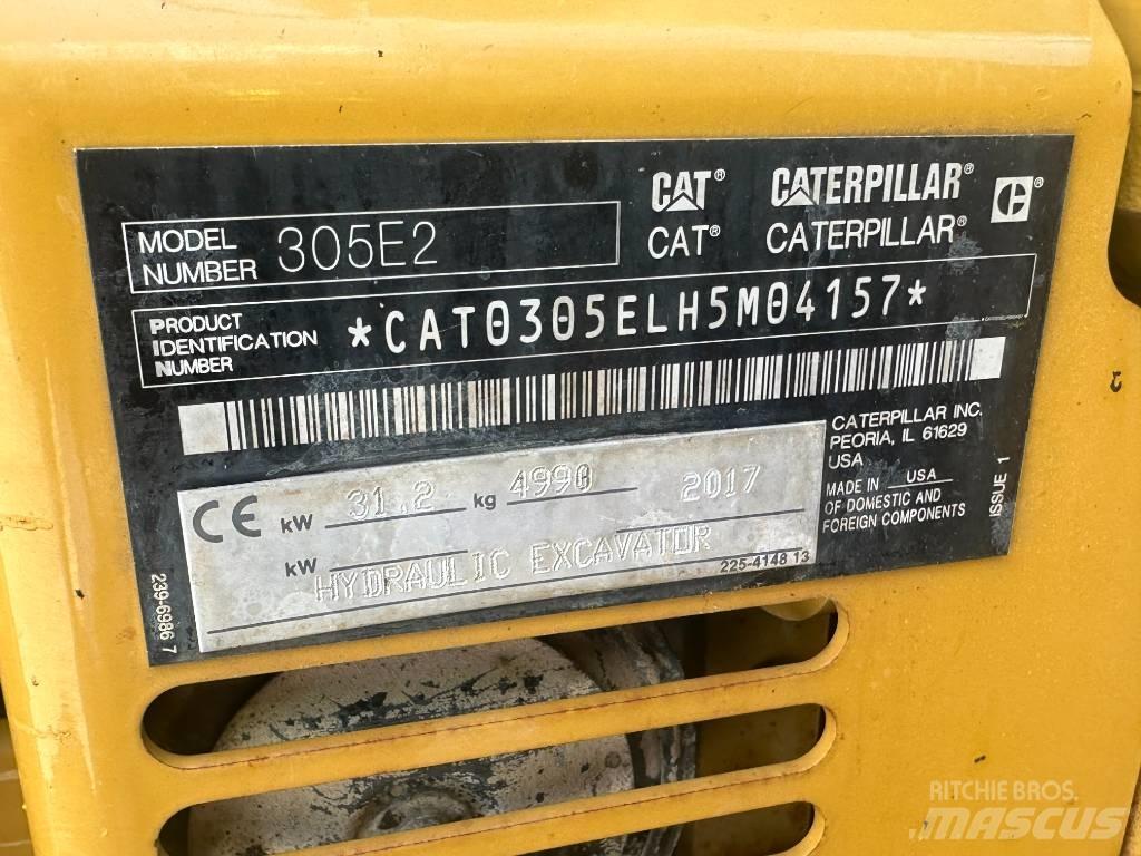 CAT 305 E CR Mini ekskavatoriai < 7 t