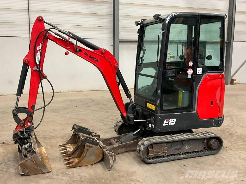 Bobcat E 19 Mini ekskavatoriai < 7 t