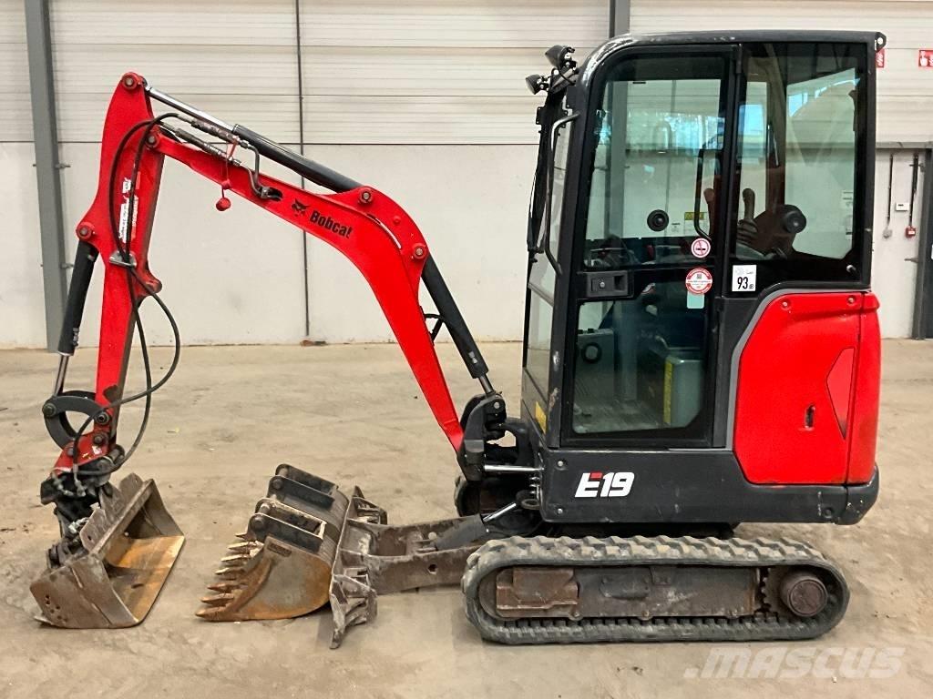Bobcat E 19 Mini ekskavatoriai < 7 t