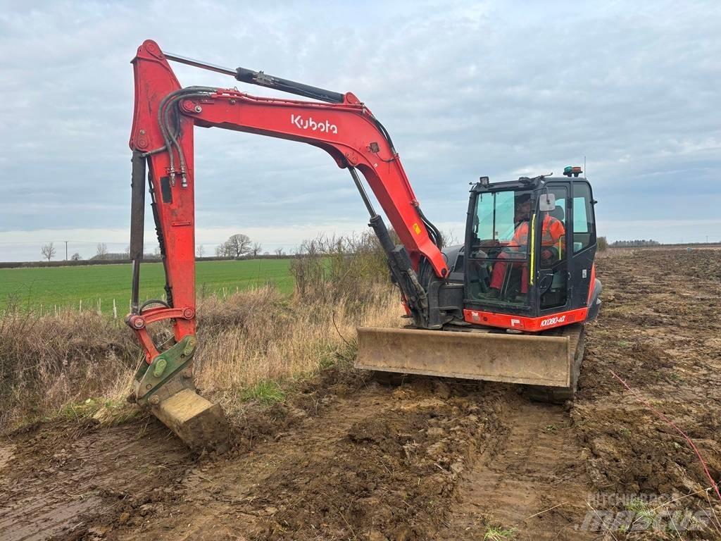 Kubota KX 80-4 Vidutinės galios ekskavatoriai 7-12 t