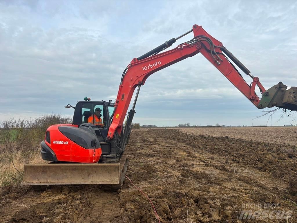 Kubota KX 80-4 Vidutinės galios ekskavatoriai 7-12 t