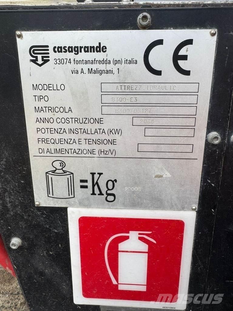 Casagrande B300 Sunkūs grąžtai