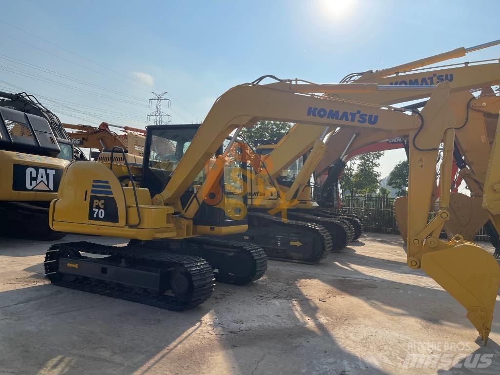 Komatsu PC 70 Mini ekskavatoriai < 7 t