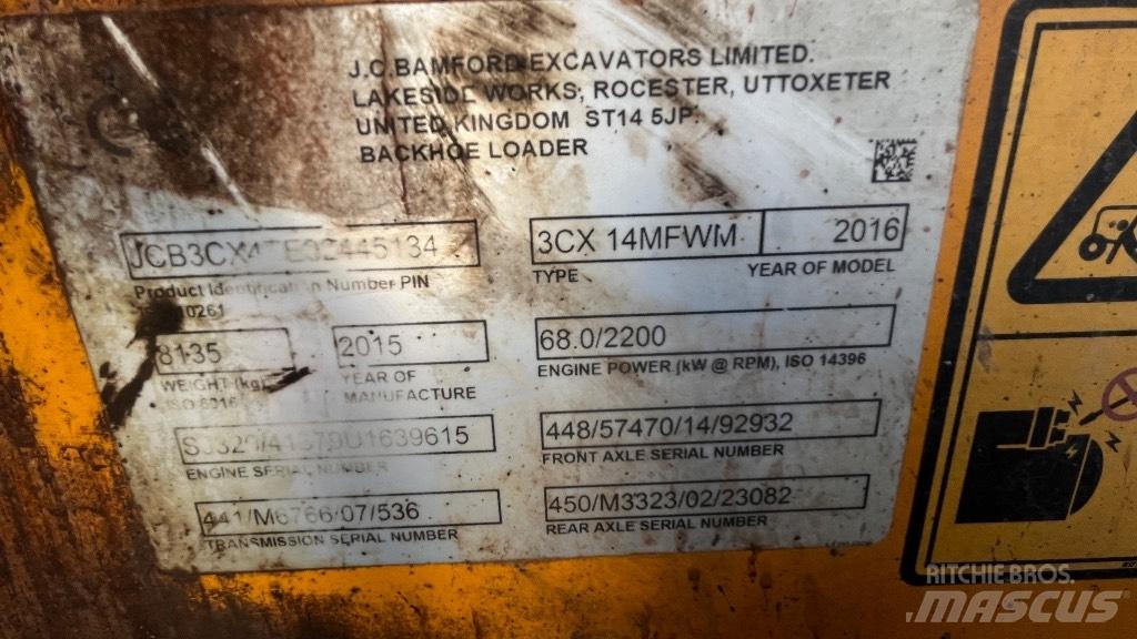 JCB 3 CX Ekskavatoriniai krautuvai