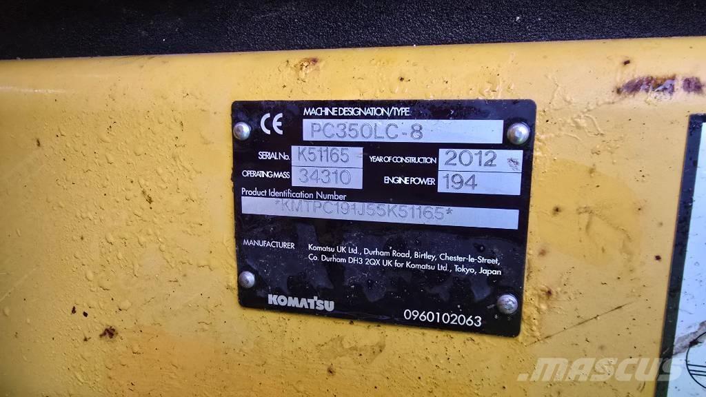 Komatsu PC 350 LC-8K Vikšriniai ekskavatoriai
