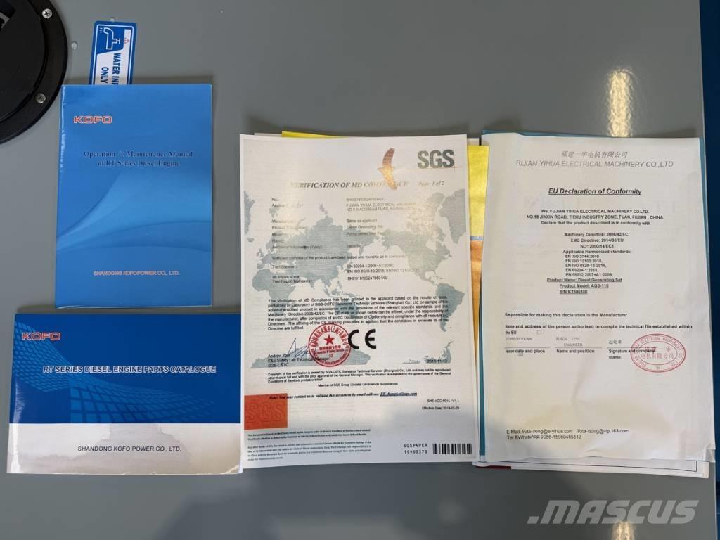 Ashita 110 kva Dyzeliniai generatoriai