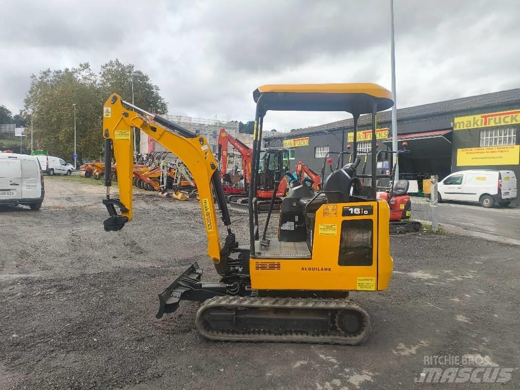 JCB 16 C-1 Mini ekskavatoriai < 7 t