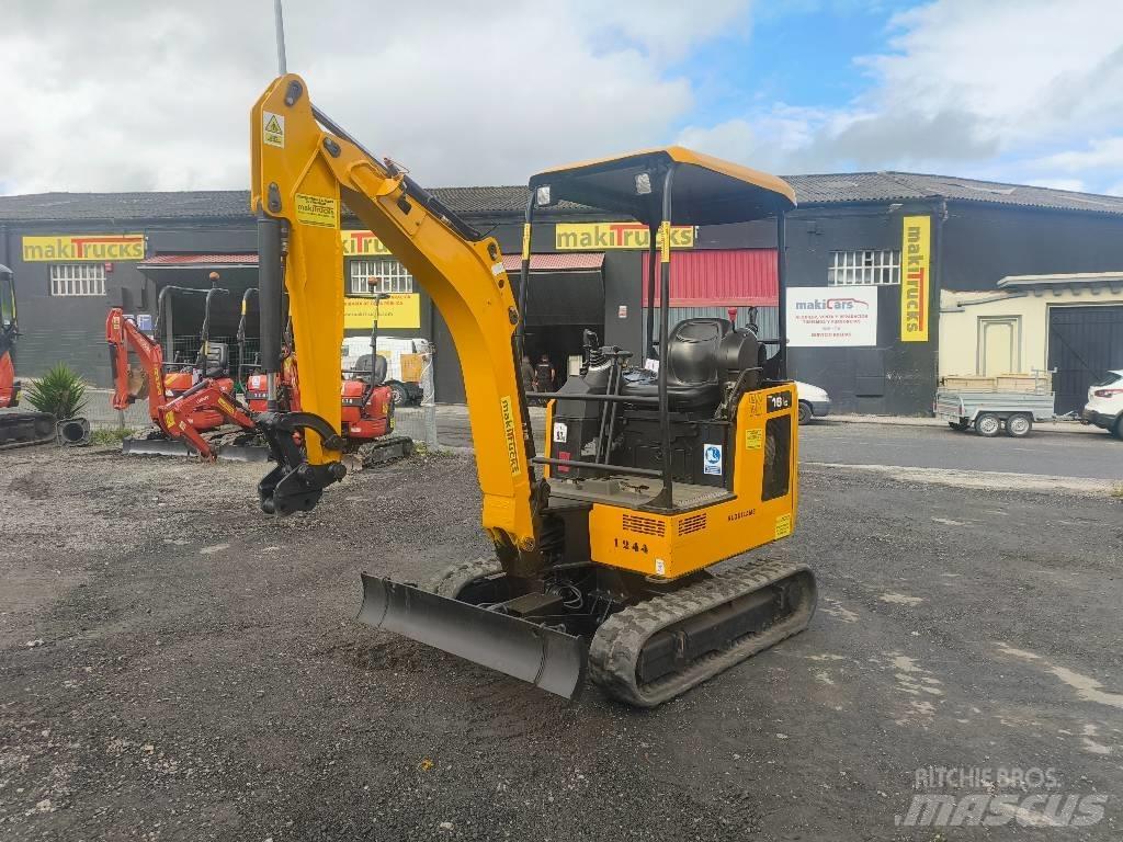 JCB 16 C-1 Mini ekskavatoriai < 7 t
