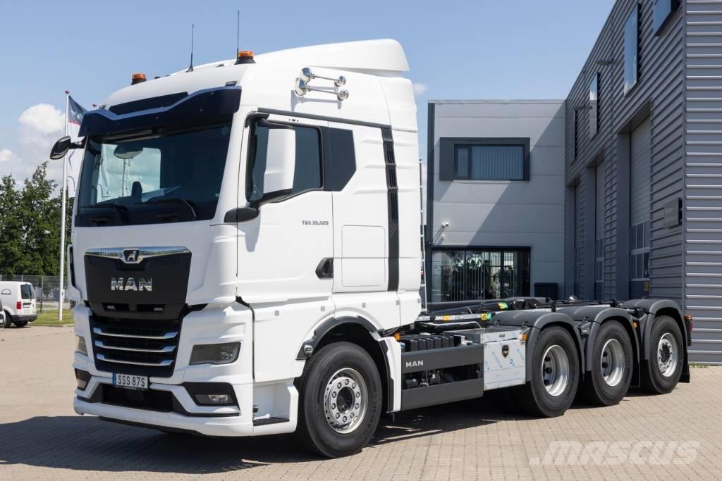 MAN TGX 35.520 Sunkvežimiai su keliamuoju kabliu