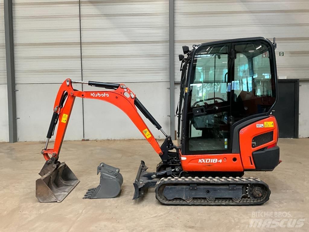 Kubota KX 018-4 Mini ekskavatoriai < 7 t