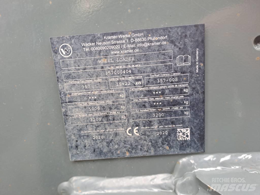 Kramer 5055e Naudoti ratiniai krautuvai