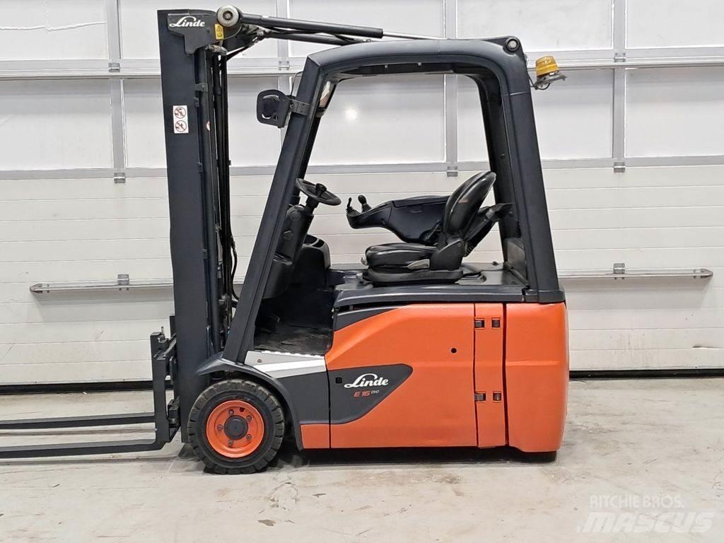 Linde E16-02 Elektriniai šakiniai krautuvai