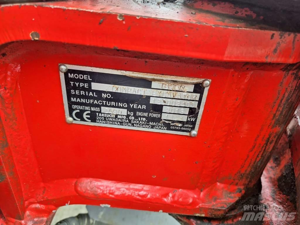 Takeuchi TB23R Mini ekskavatoriai < 7 t