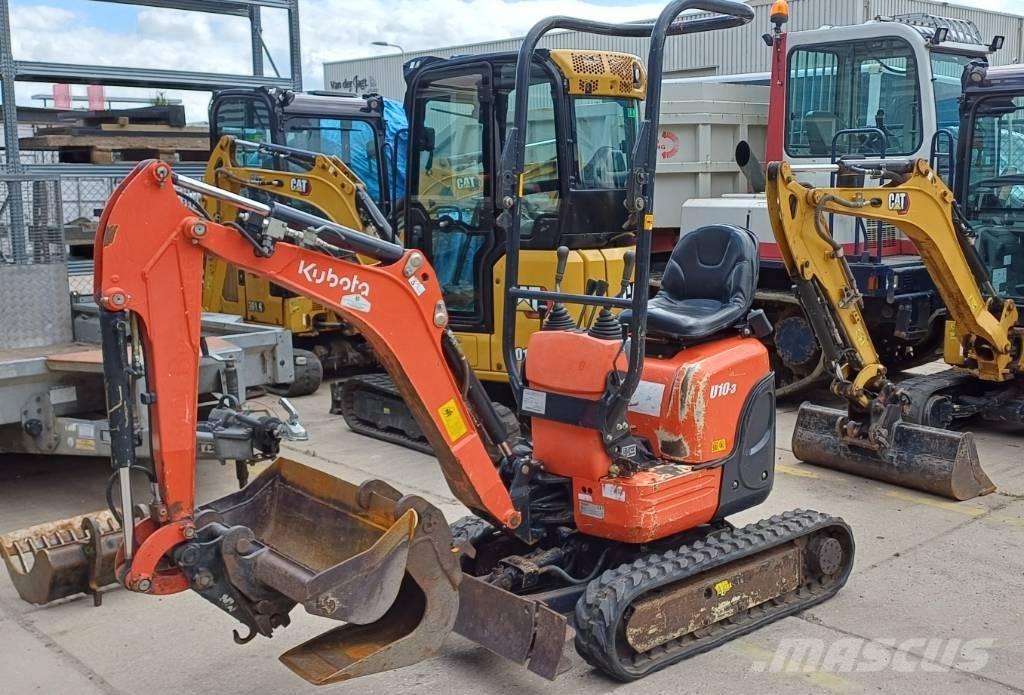 Kubota U 10-3 Mini ekskavatoriai < 7 t