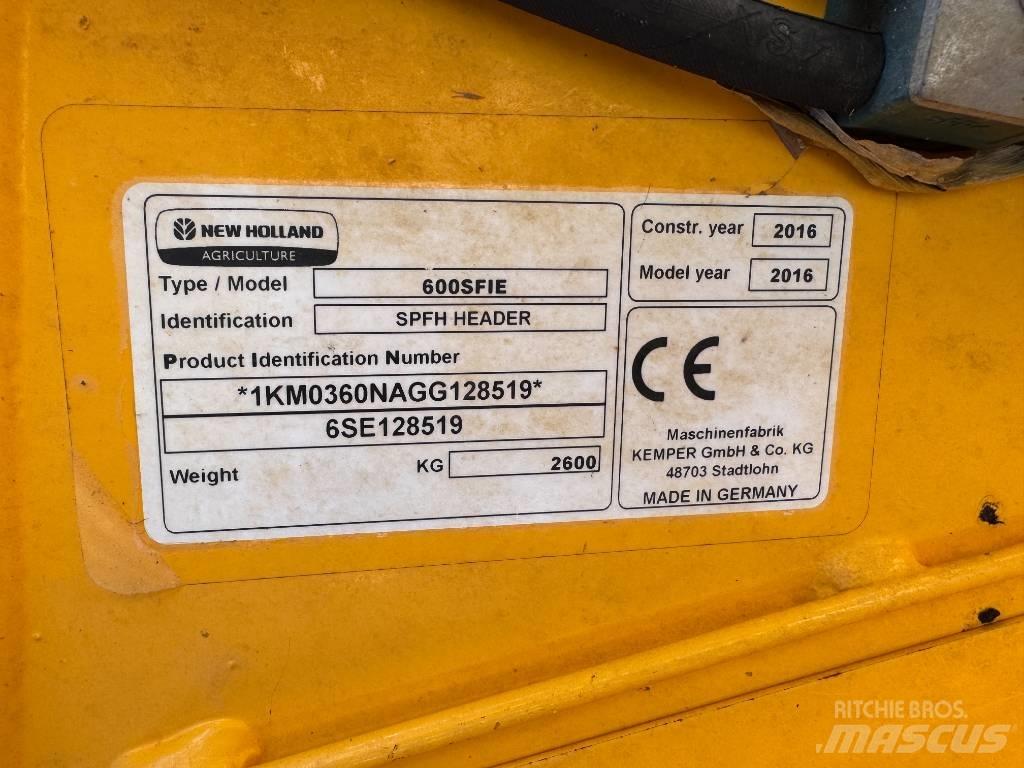 Kemper 600 SFIE Derliaus nuėmimo kombainų galvos
