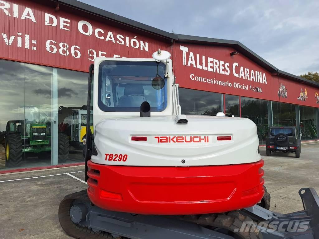 Takeuchi TB 290 Vidutinės galios ekskavatoriai 7-12 t