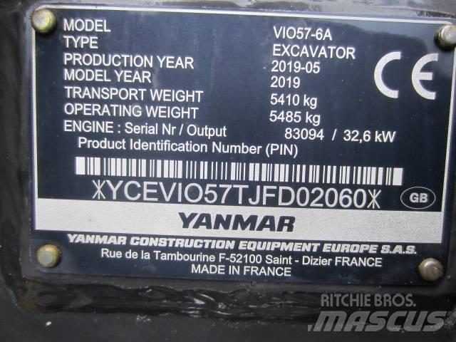 Yanmar Vio 57 Mini ekskavatoriai < 7 t