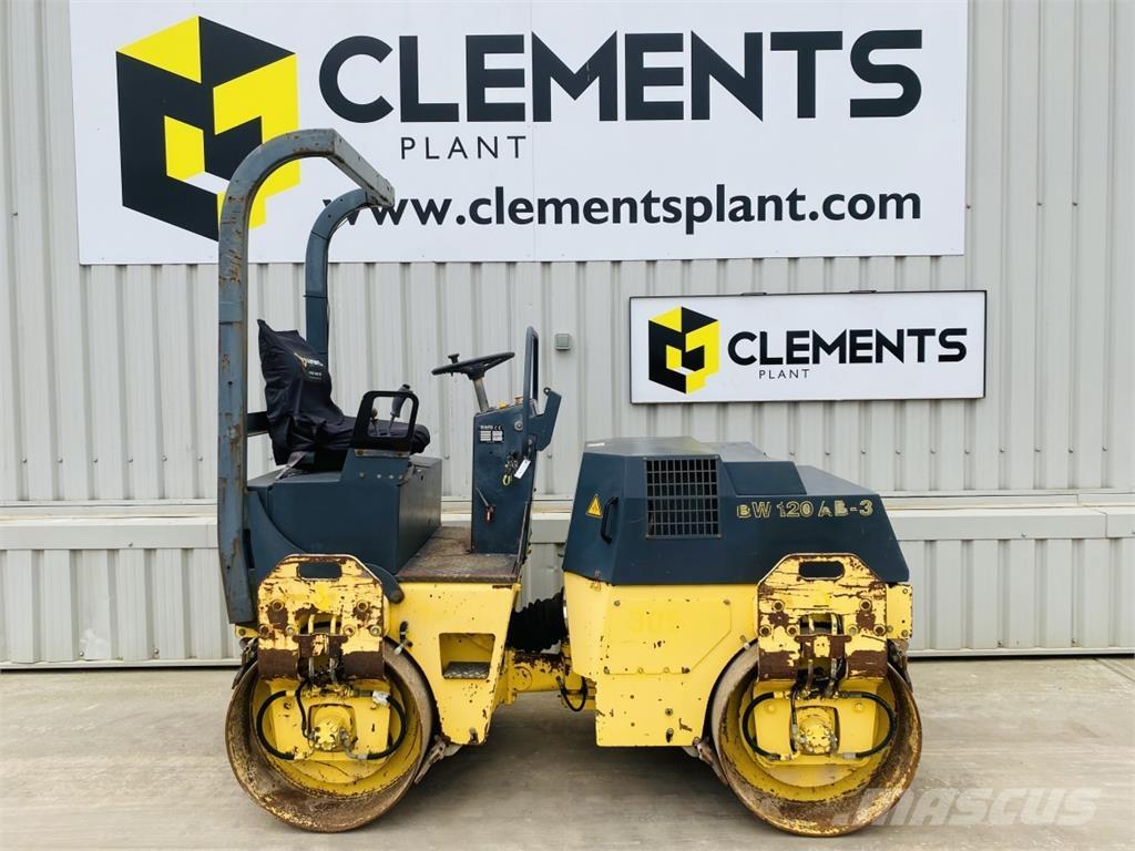 Bomag BW120AD-3 Porinių būgnų volai