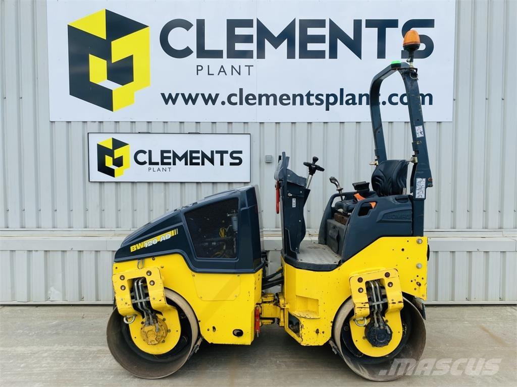 Bomag BW120AD-5 Porinių būgnų volai