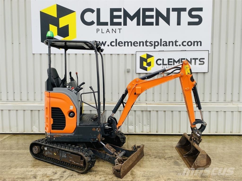 Doosan DX17Z Mini ekskavatoriai < 7 t