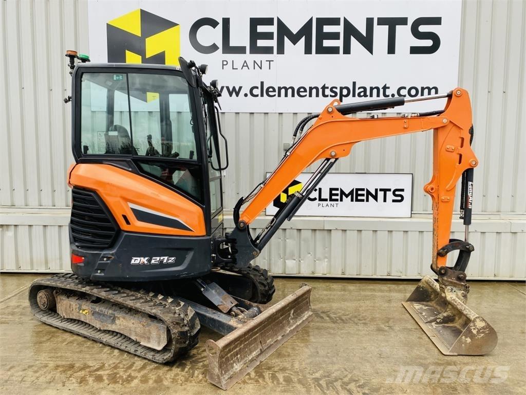 Doosan DX27Z Mini ekskavatoriai < 7 t
