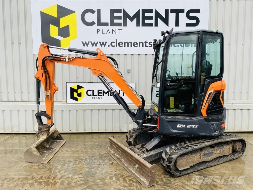 Doosan DX27Z Mini ekskavatoriai < 7 t