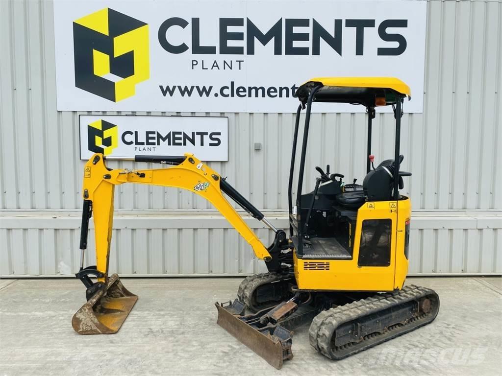 JCB 18Z-1 Mini ekskavatoriai < 7 t