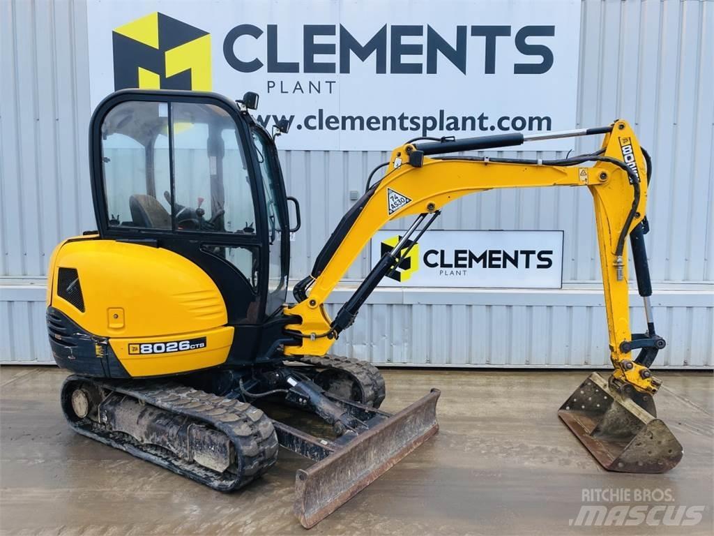 JCB 8026CTS Mini ekskavatoriai < 7 t