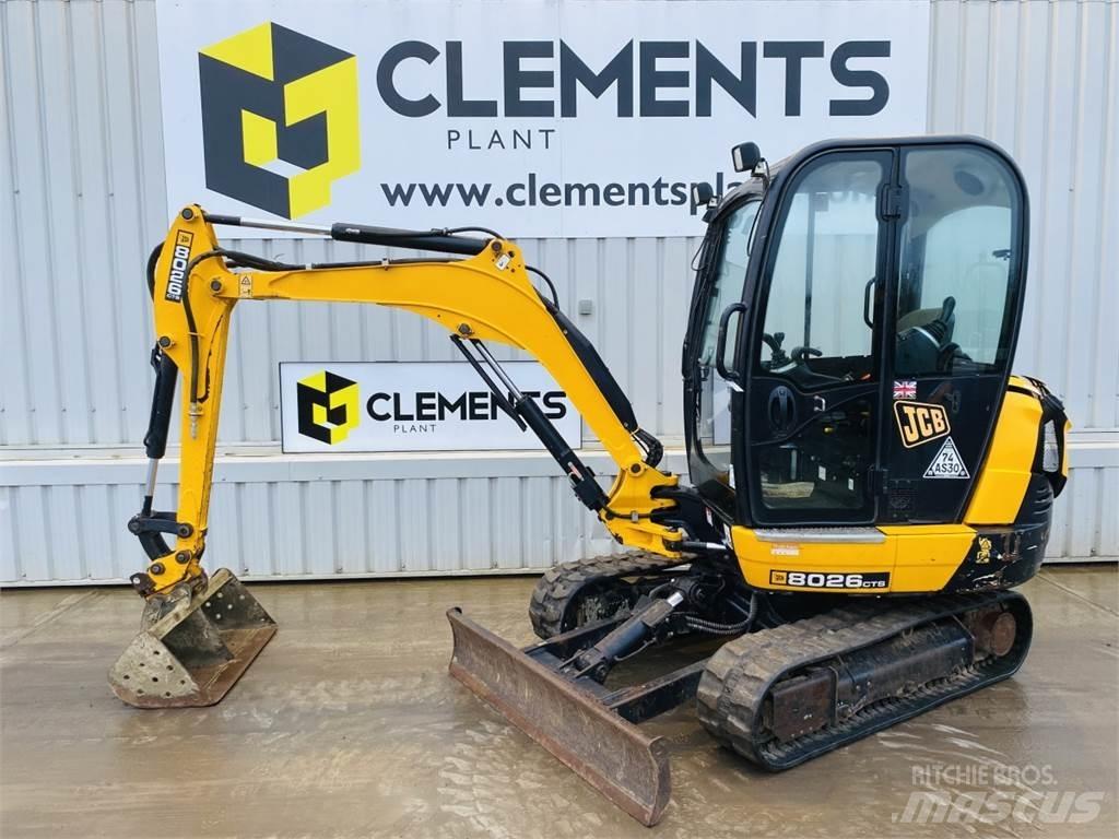 JCB 8026CTS Mini ekskavatoriai < 7 t
