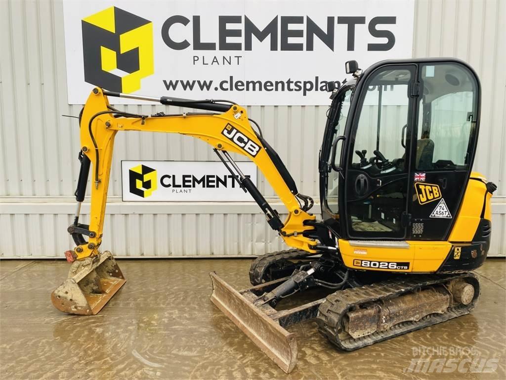 JCB 8026CTS Mini ekskavatoriai < 7 t