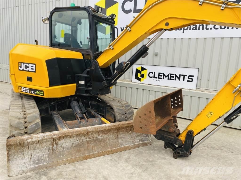 JCB 85Z-1 Vidutinės galios ekskavatoriai 7-12 t