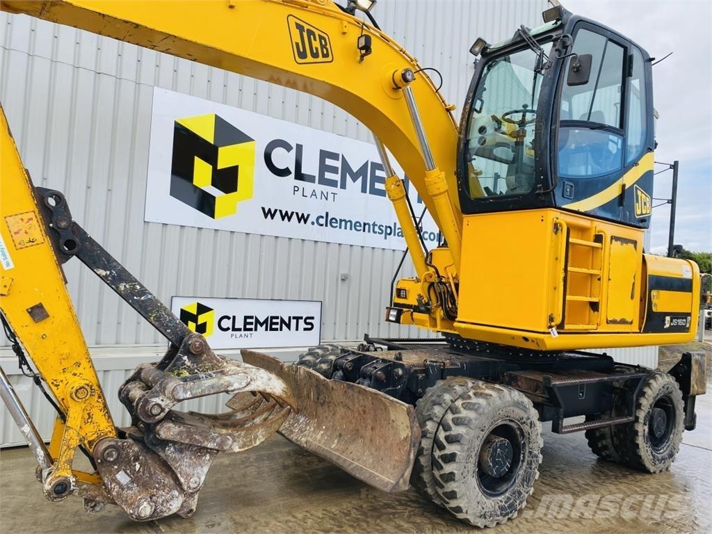 JCB JS160W Vikšriniai ekskavatoriai