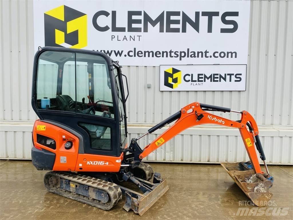 Kubota KX016-4 Mini ekskavatoriai < 7 t